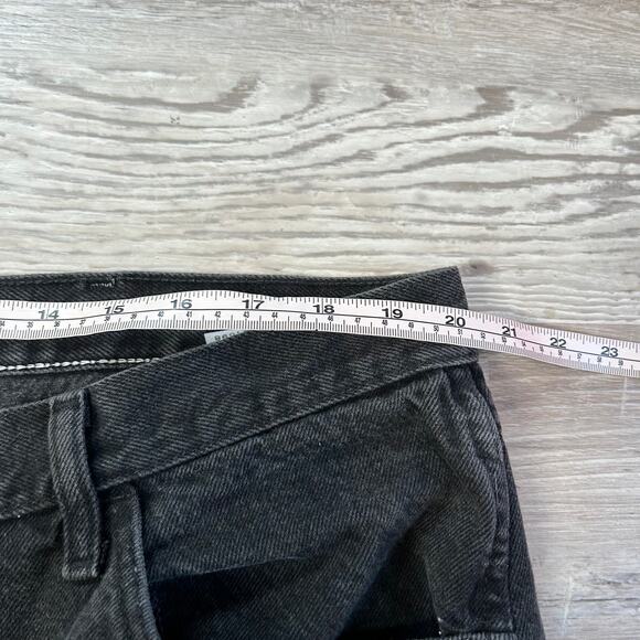 Vintage 90s Rustler Black Jeans Size 42x30 Straight Leg 100% Cotton Made Mexico - Picture 6 of 8